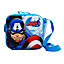 simpa Captain America 7PC Back to School Bundle with 3D Insulated Lunch Bag.