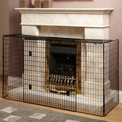 simpa Extendable Nursery Fire Guard Firescreen