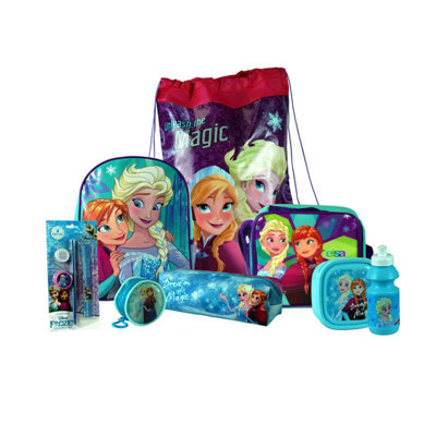 Frozen Backpack Lunch Box, Frozen Characters Lunch Bag