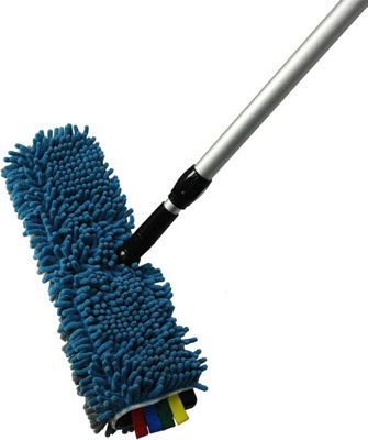 simpa Heavy Duty Double Sided Extendable Microfibre Mop and Sweeper