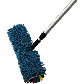simpa Heavy Duty Double Sided Extendable Microfibre Mop and Sweeper