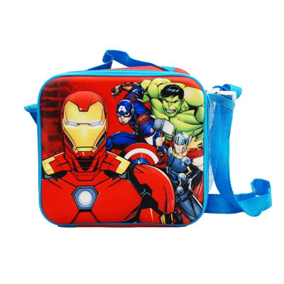 Iron man backpack hot sale and lunchbox