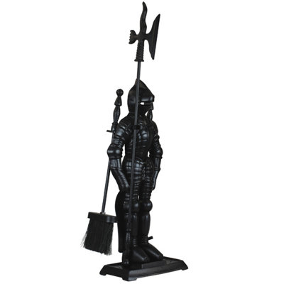 simpa Knightsbridge 29" Black 5PC Companion Set