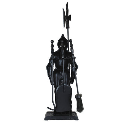simpa Knightsbridge 29" Black 5PC Companion Set - 3