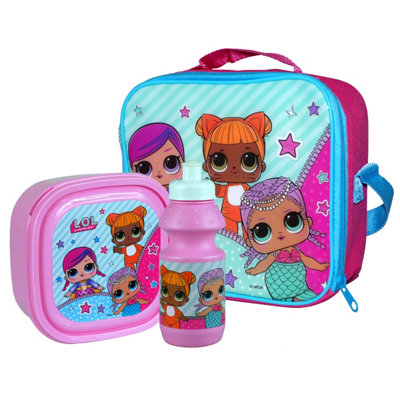 Lol school bag shop and lunch box