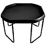 simpa Large 100cm Black Mixing Play Tray Sand Pit Toys with 3 Tier Height Adjustable Stand