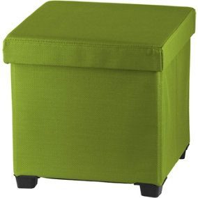 simpa Lime Green Multi-Purpose Storage Foot Rest Stool