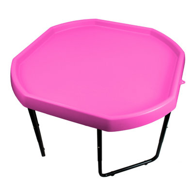 simpa Medium 70cm Pink Mixing Play Tray Sand Pit Toys with 3 Tier Height Adjustable Stand
