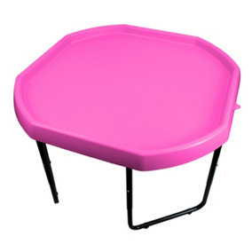 simpa Medium 70cm Pink Mixing Play Tray Sand Pit Toys with 3 Tier Height Adjustable Stand