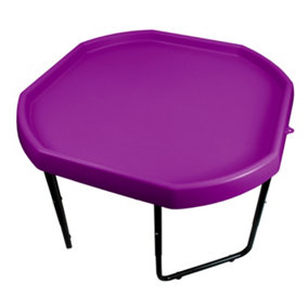 simpa Medium 70cm Purple Mixing Play Tray Sand Pit Toys with 3 Tier Height Adjustable Stand