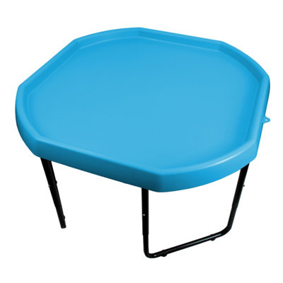 simpa Medium 70cm Sky Blue Mixing Play Tray Sand Pit Toys with 3 Tier Height Adjustable Stand