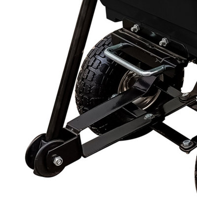 simpa Multi-Purpose Black All Terrain Tipping Barrow Cart with Pneumatic Tyres - 5