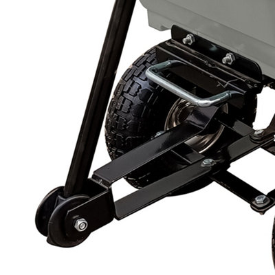 simpa Multi-Purpose Grey All Terrain Tipping Barrow Cart with Pneumatic Tyres - 5