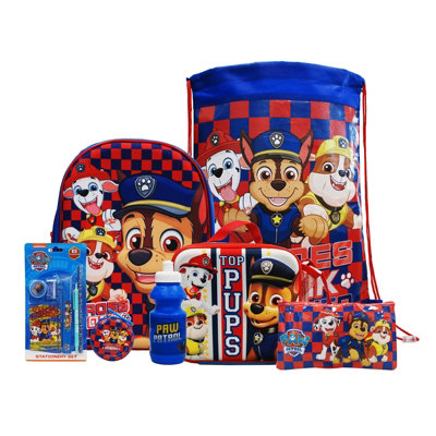 simpa Paw Patrol 7PC Back to School Bundle with 3D Insulated Lunch Bag.