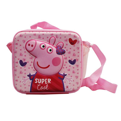 simpa Peppa Pig 7PC Back to School Bundle with 3D Insulated Lunch Bag