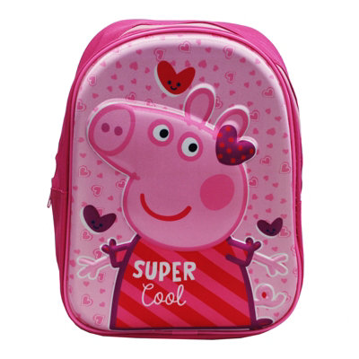 simpa Peppa Pig 7PC Back to School Bundle with 3D Insulated Lunch Bag.