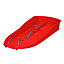 simpa Red Plastic Snow Bullet Speedstar Snow Sledge Toboggan - Set of 2