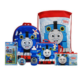 simpa Thomas & Friends 7PC Back to School Bundle with 3D Insulated Lunch Bag.
