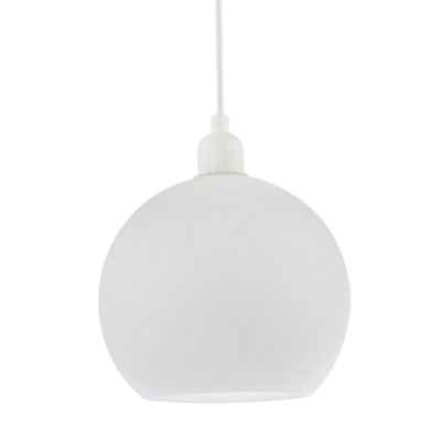 B&p Lamp 10 inch Diamter Opal Glass Student Lamp Shade with Low Top Design