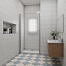 Simple Bathroom 800x1850mm Pivot Shower Enclosure Door Walk In Glass Screen