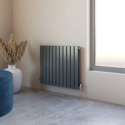 SIMPLE BATHROOMS Flat Panel 600x748mm Radiator Designer Central Heater ...