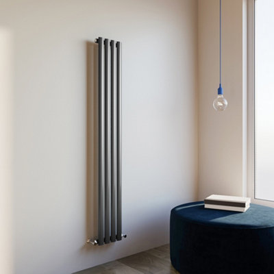 SIMPLE BATHROOMS Oval Column 1600x236mm Radiator Designer Central ...