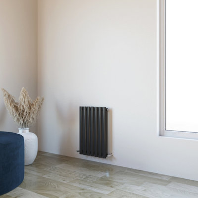 SIMPLE BATHROOMS Oval Column 600x413mm Radiator Designer Central Heater ...