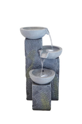 Simple Breeze Birdbath Mains Power Water Feature With Protective Cover