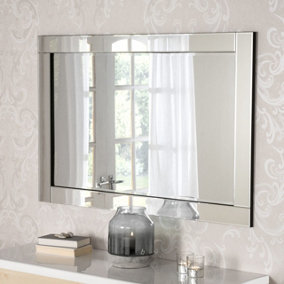 Simple Contemporary Wall Mirror  53x43cm