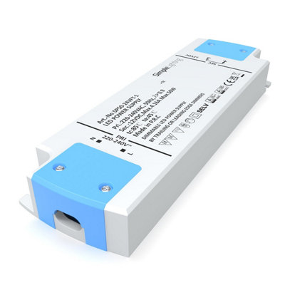 Simple Lighting Dimmable LED driver 24V DC 50W for strip lights ...