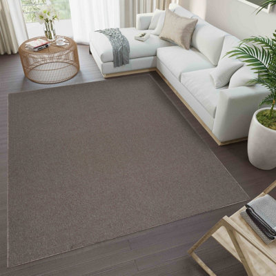 Simple Low Pile Modern Tufted Area Rugs for Living Room with Felt ...