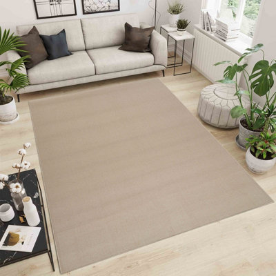 Simple Low Pile Modern Tufted Area Rugs for Living Room with Felt ...