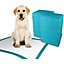Simple Solution Premium Puppy Training Pads (Pack of 56) Sky Blue (One Size)