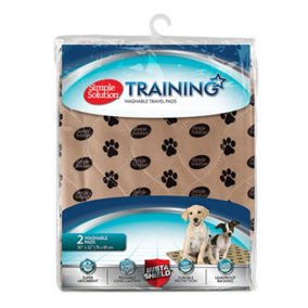 Simple Solution Puppy Training Pads (Pack of 2) Brown (One Size)