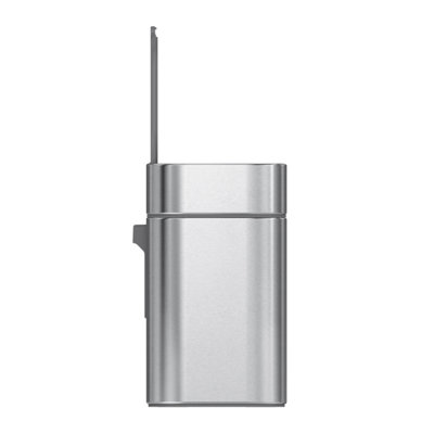 Simplehuman 4L Compost Caddy and Food Waste Bin, Brushed Stainless Steel