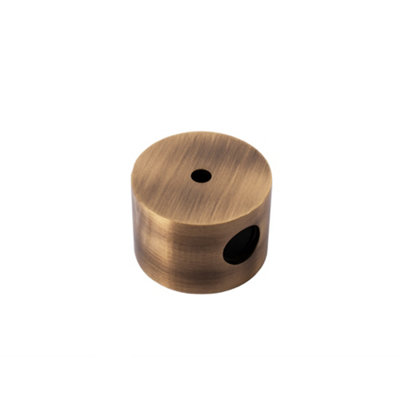 Simplex Brass Cord Plug - Antique Brass