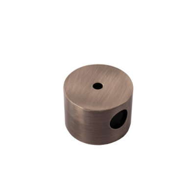 Simplex Brass Cord Plug - Antique Nickel