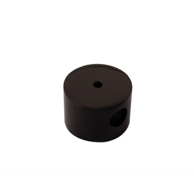Simplex Brass Cord Plug - Black