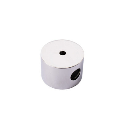Simplex Brass Cord Plug - Polished Chrome