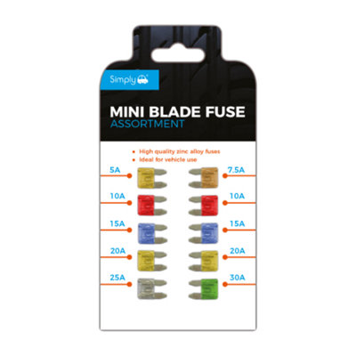 Simply Assorted Mini Blade Fuses