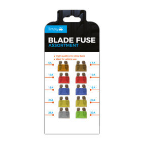 Simply Assorted Standard Blade Fuses