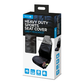 Simply Heavy Duty Seat Cover Grey Top