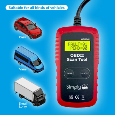 Simply OBD Engine Fault Code Scan Tool OBD Reader