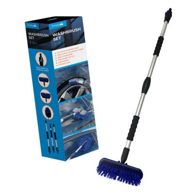 Simply Telescopic 3 in 1 Wash Brush Set
