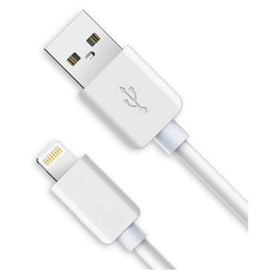 Simply White iPhone Lightning Charging Cable