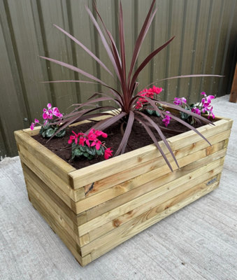 Simply Wood Signature Classic TROUGH Planter - Extra large Plus