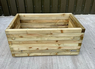 Simply Wood Signature Classic TROUGH Planter - Extra large Plus