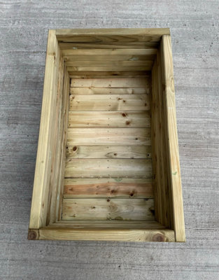 Simply Wood Signature Classic TROUGH Planter - Extra large Plus