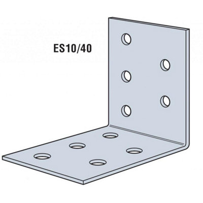 Simpson Strong Tie Angled Bracket Silver (One Size)