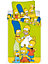 Simpsons Green Single 100% Cotton Duvet Cover Set - European Size